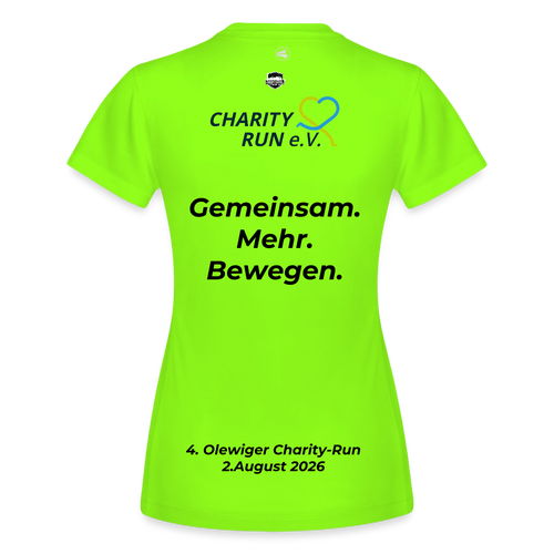 Olewiger Charity-Run Frauen - Neongrün