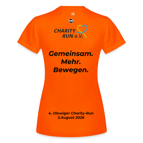 Olewiger Charity-Run Frauen orange - Neonorange