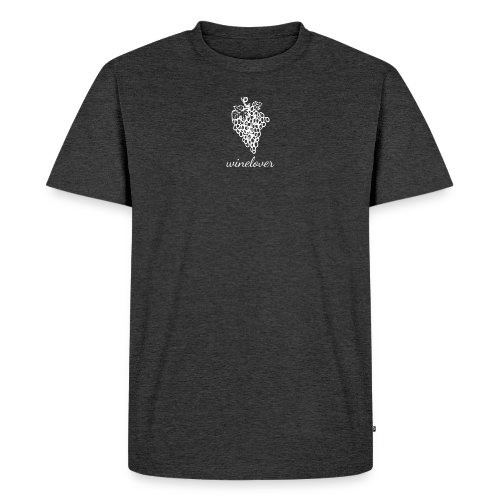 Winelover Unisex Shirt - Anthrazit meliert