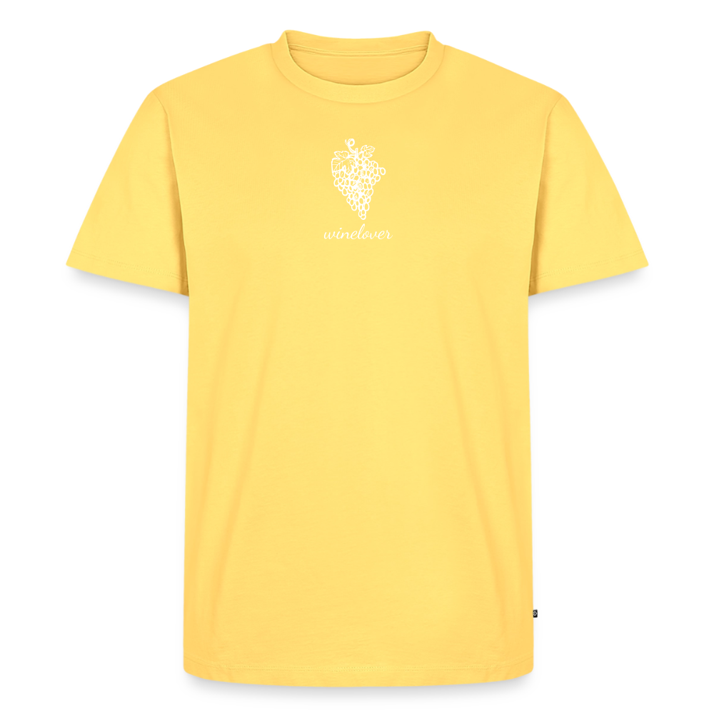 Winelover Unisex Shirt - Pastellgelb