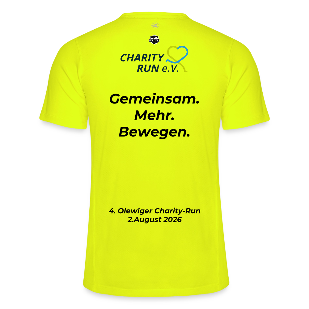 JAKO Teenager T-Shirt Run 2.0 gelb - Neongelb