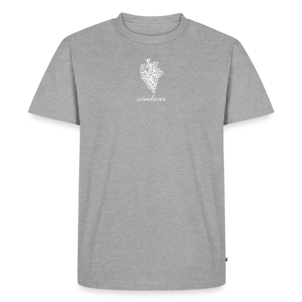 Winelover Unisex Shirt - Grau meliert