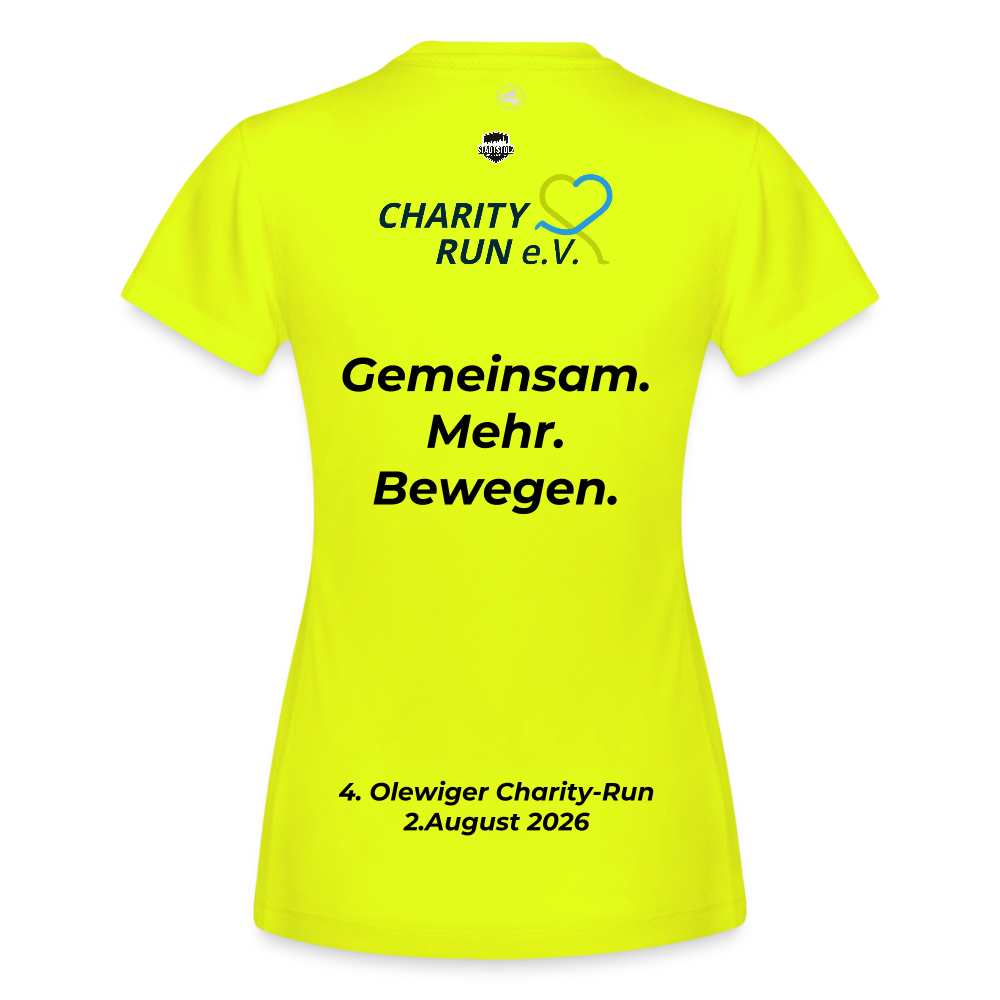 JAKO Frauen T-Shirt Run 2.0 gelb - Neongelb